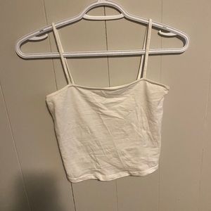 White crop top